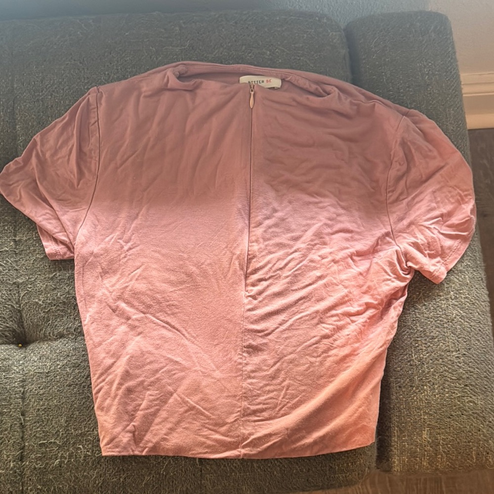 Wilfred Pink Short Sleeve Crop Top